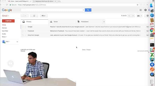 Steppinghacks Video: Quick and Easy Gmail Shortcuts